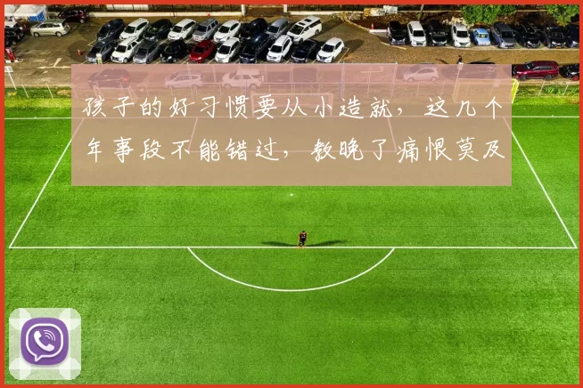 孩子的好习惯要从小造就，这几个年事段不能错过，教晚了痛恨莫及