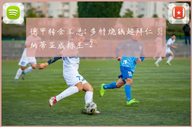 德甲转会汇总:多特烧钱超拜仁 贝纳蒂亚成标王
